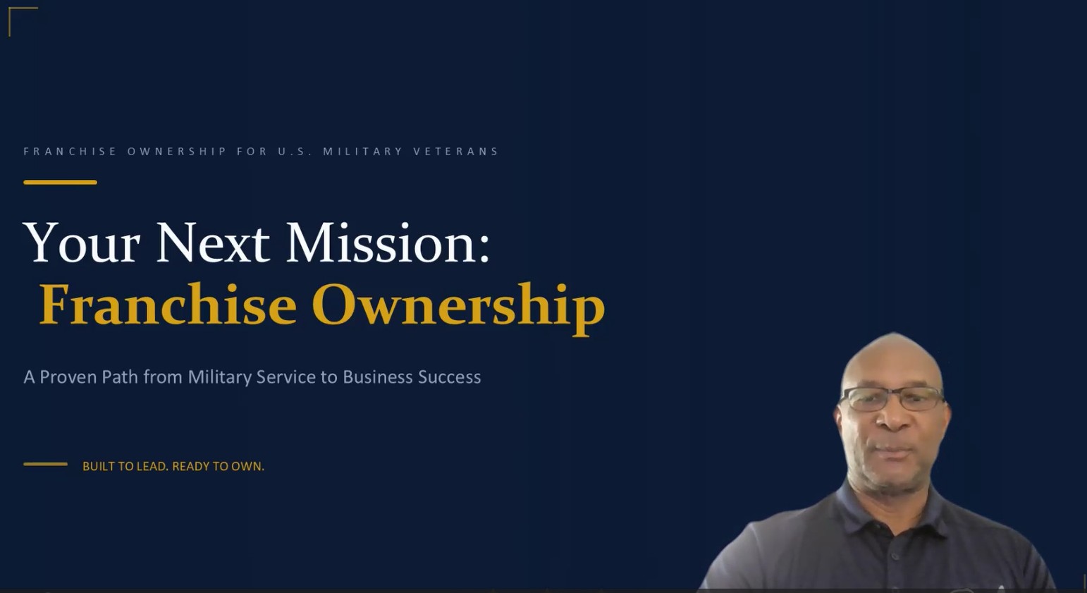 Franchising for Veterans